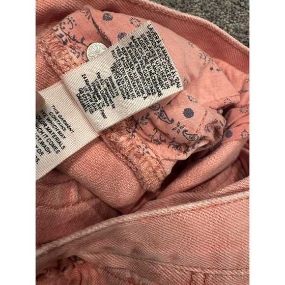 Free People We The Free Pink Cut Off Shorts Size 31 EUC - Picture 7 of 9